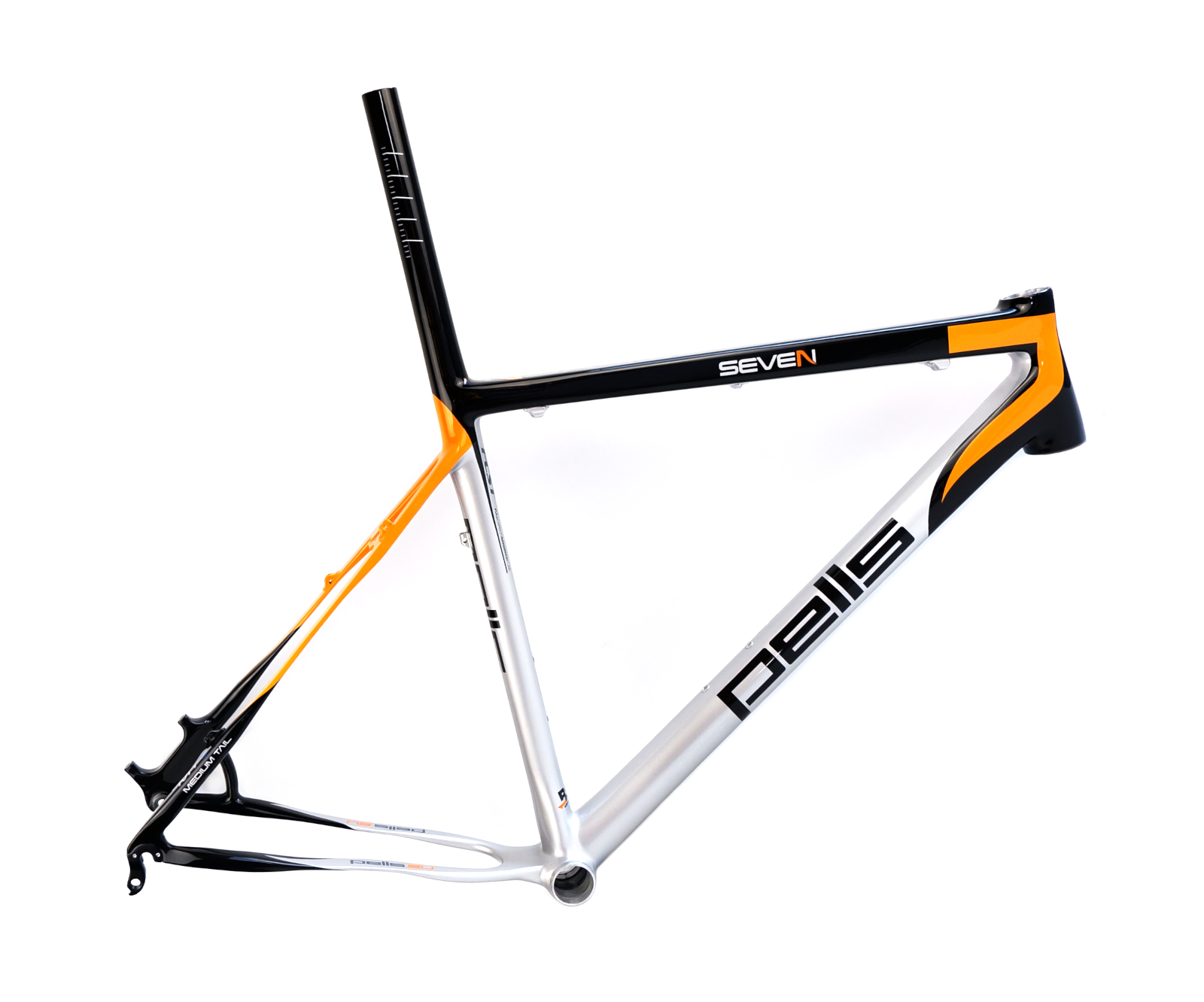 Rám PELLS Seven-X Orange integrovaná sedlovka/21,25"