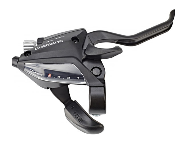 Řadící + brzdová páčka SHIMANO STEF 500 7sp. V-brake pravá nebalené