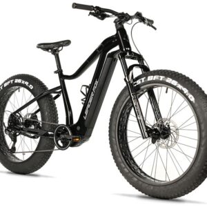 E-BIKE 26" BRAGA,FAT BIKE,18"-2, BLACK SHINY (M510)