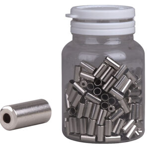 Koncovka bowdenu PRO-T 5mm stříbrná CNC (láhev 250ks)