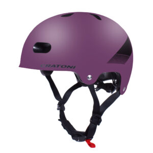Dětská helma CRATONI C-Mate JR. Purple/Black Matallic Matt - S/M (54-58cm)