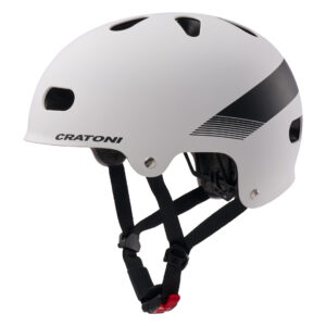Dětská helma CRATONI C-Mate JR. White/Black Matt - S/M (54-58cm)
