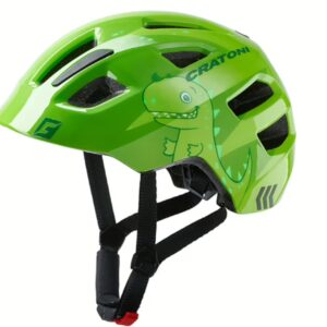 Dětská helma CRATONI Maxster Dino Green Glossy  - S (48-53 cm)