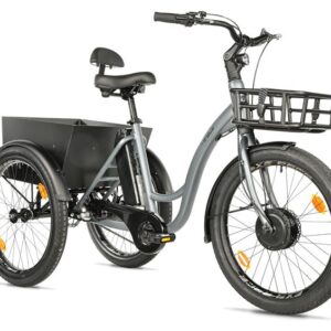 CARGO - TRICYCLE LOVELO, FRONT MOTOR, GREY MATT