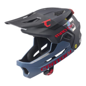 Dětská helma CRATONI MadCat MIPS Gunmetal/Red Matt - S/M (49-56cm)