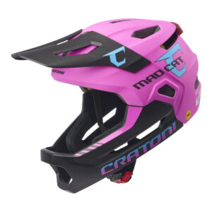 Dětská helma CRATONI MadCat MIPS Pink/Black Matt - S/M (49-56cm)