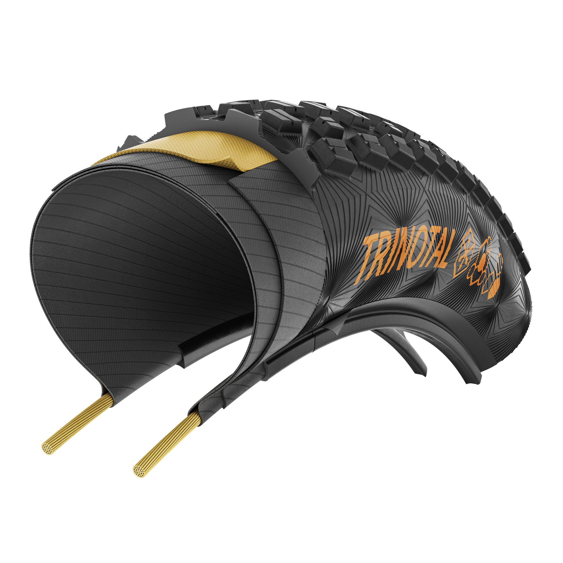 Plášť CONTINENTAL Trinotal Trail Grip kevlar transparent - 29x2.4 - Image 4